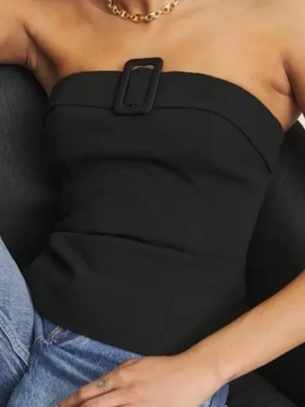 Reformation Aradia Strapless Top